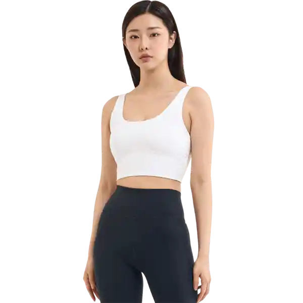 Under Armour Crop Meridian Fitted Mujer Blanco LG 1379153-100