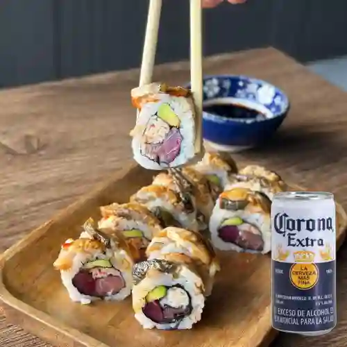 Combo Ojo de Dragon + Cerveza Corona Lata