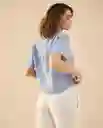 Camisa Azul Cielo Claro Talla XL 612G009 Esprit