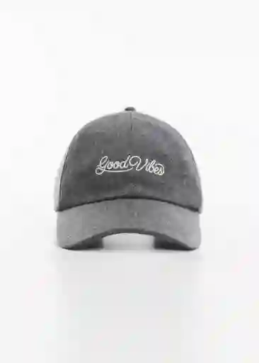 Gorra Vibes2 Gris Medio Vigoré Talla 99 Mujer Mango