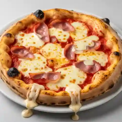 Pizza Jamon y Queso Med