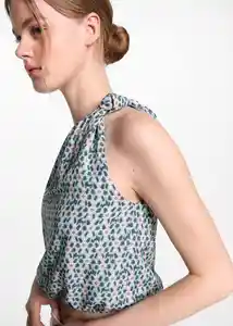 Top Sirenat Verde Pastel Talla 21 Niñas Mango