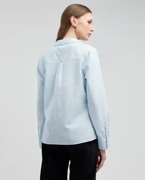 Camisa Mujer Azul Nube Claro Talla XL 111e001 Esprit