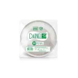 Darnel Plato Hondo Natural Bagazo Caña 17 Oz