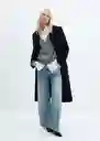 Abrigo Borabora Navy Talla L Mujer Mango