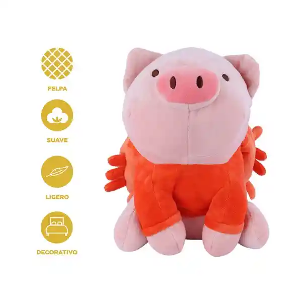 Peluche Con Disfraz de Cangrejo 12In Mini Family Miniso