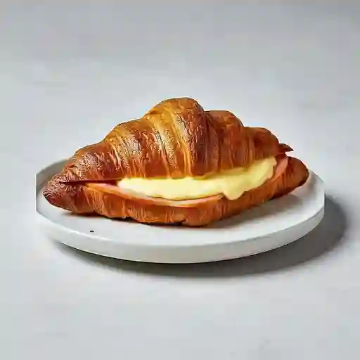 Croissant De Jamón Y Queso