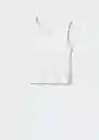 Camiseta Blanca 2 Off White Talla 19 Teen Niñas Mango