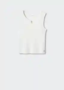 Camiseta Blanca 2 Off White Talla 19 Teen Niñas Mango