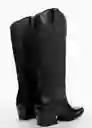 Botas Conway Negro Talla 41 Mujer Mango