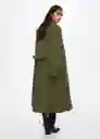 Anorak Verdure Khaki Talla 18 Mujer Mango