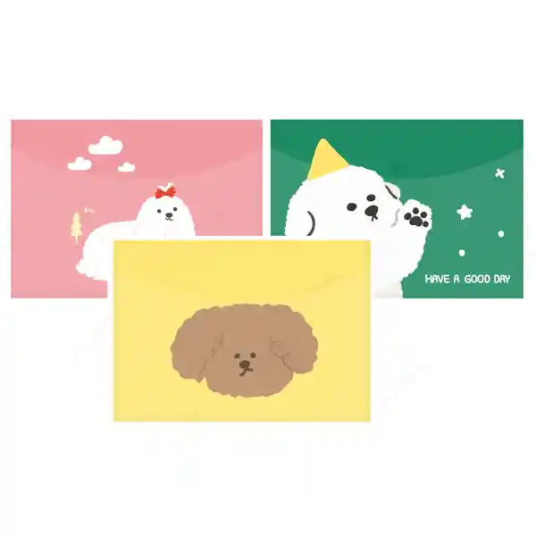 Porta Documentos A4 Serie Puppy Miniso