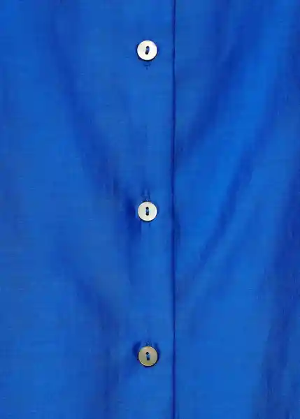 Camisa June Azul Talla XS Mujer Mango