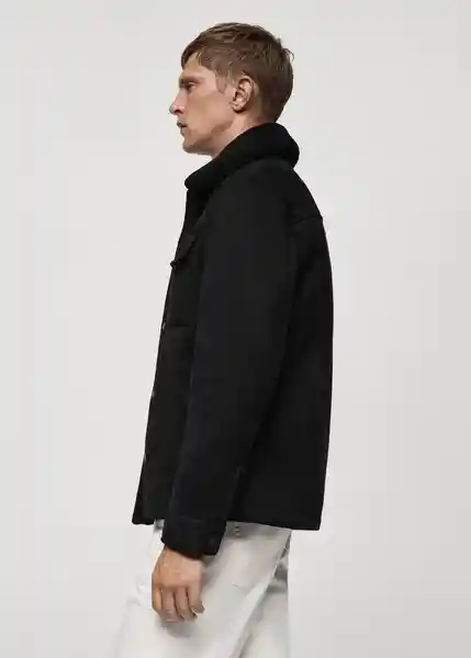 Chaqueta Rufaro Negro Talla S Hombre Mango