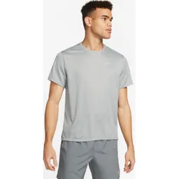 Nike Camiseta Df Uv Miler Ss Para Hombre Gris Talla L