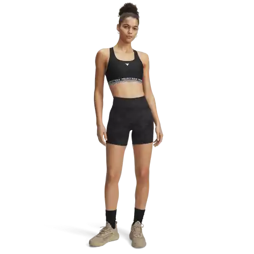 Under Armour Short Licra Middy de Mujer Negro Talla SM