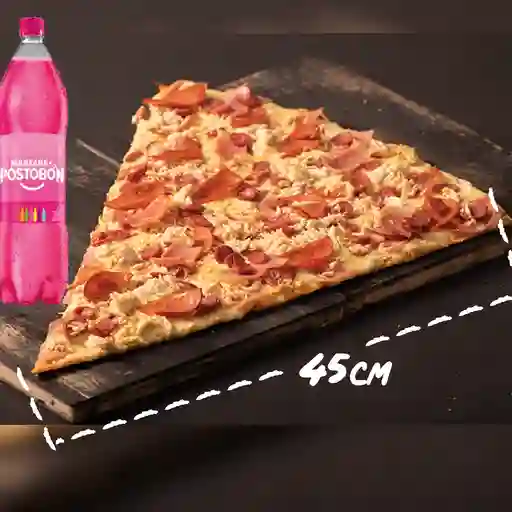 Combo pizza carnes + manzana 1.5