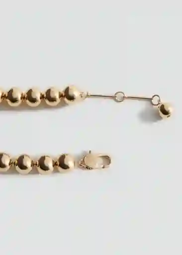 Collar Bola Oro Talla 99 Mujer Mango