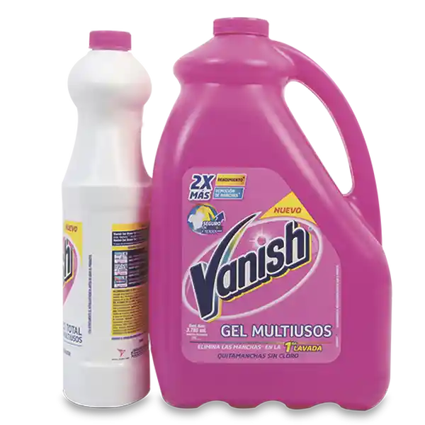 Vanish Desmanchador Liquido Rosado 3785Ml+ Blanco