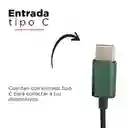 Miniso Audifonos Mini Con Cable Trenzado Verde Modelo 8459t