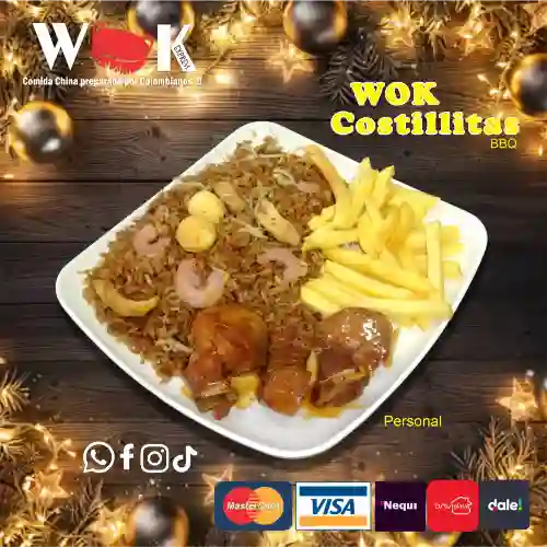 Wok Costillitas Bbq