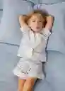 Pijama Azaharb Offwhite Talla 70 Niñas Mango