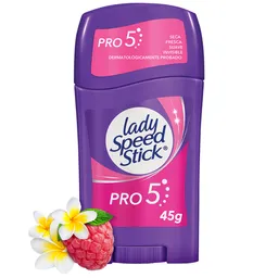 Desodorante Mujer Lady Speed Stick Pro5 barra 45g