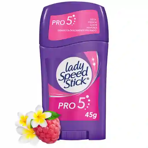 Desodorante Mujer Lady Speed Stick Pro5 barra 45g