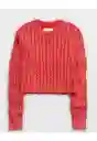 Suéter Aerie Rojo Talla MEDIUM American Eagle