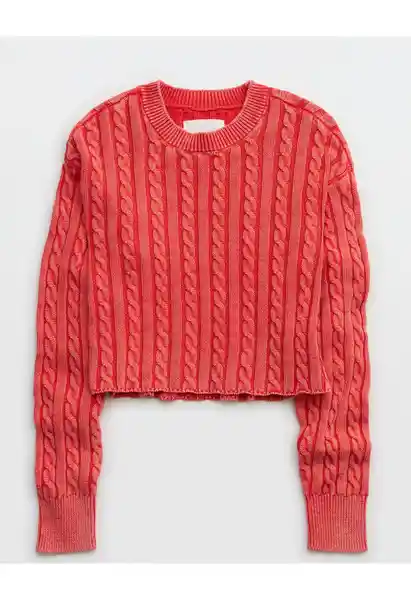 Suéter Aerie Rojo Talla MEDIUM American Eagle