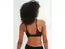American Eagle Brasier Aerie Real Sunnie Flores Negro 34 C