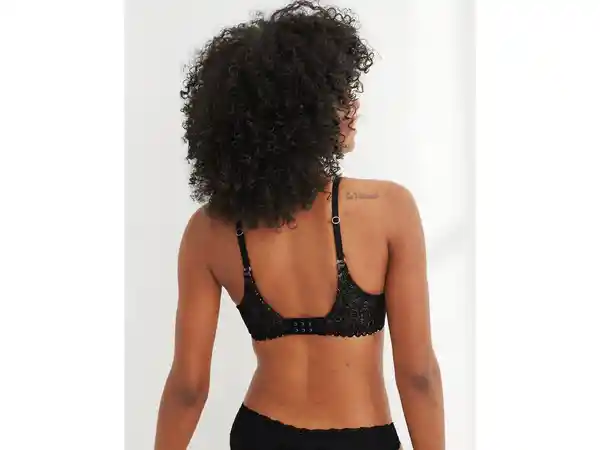 American Eagle Brasier Aerie Real Sunnie Flores Negro 34 C