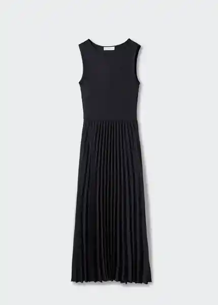 Vestido Caldera-A Negro Talla S Mujer Mango