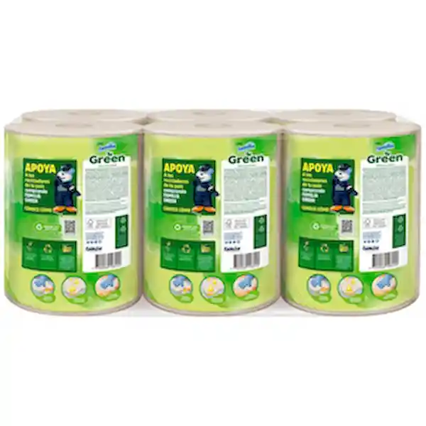 Familia Green Pack de Toallas de Cocina