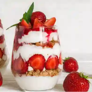 Parfait Fresa - Duraznos