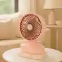 Ventilador de Escritorio Rosa Serie Miniso