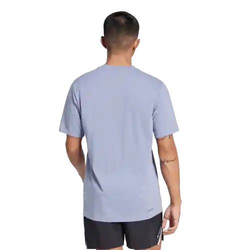 Adidas Camiseta Logo Manga Corta Entrenamiento Morado T M