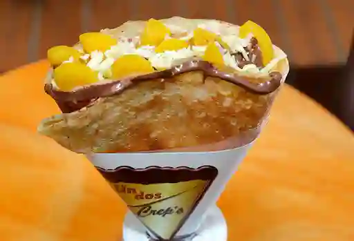 Crepe Nutella, Durazno y Queso