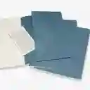 Inkanta Libreta Cahier Hoja Blanca Azul Claro XL