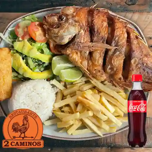 Combo mojarra + coca-col original 400 ml