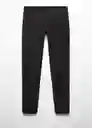 Pantalón Barnal Negro Talla 48 Hombre Mango