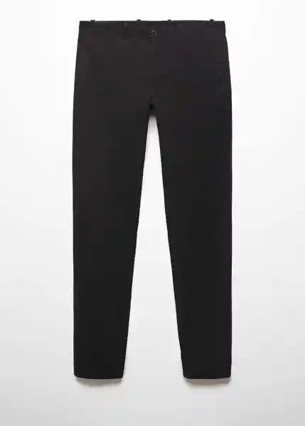 Pantalón Barnal Negro Talla 48 Hombre Mango