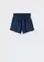 Short Mykonos Tejano Oscuro Talla S Mujer Mango