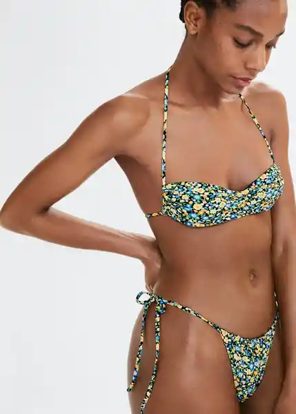 Braga Bari Negro Talla M Mujer Mango