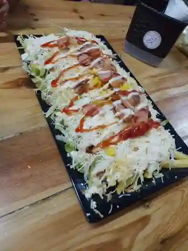 Salchipapa especial super ranchera