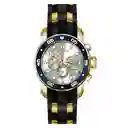 Invicta Reloj Hombre Dorado Negro 17880J