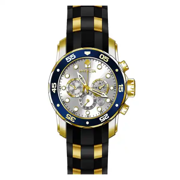 Invicta Reloj Hombre Dorado Negro 17880J