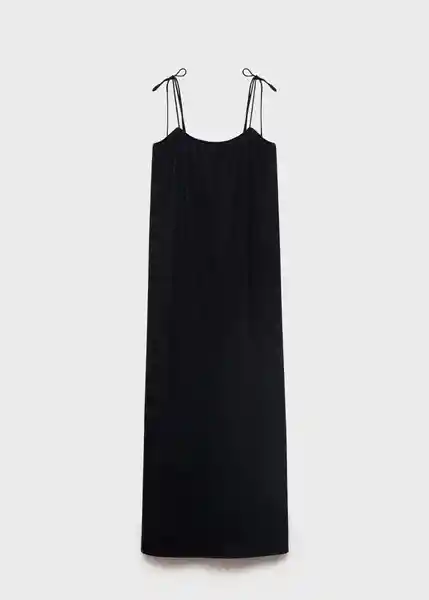Vestido Mili Negro Talla S Mujer Mango