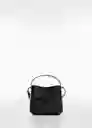 Bolso P Arles Negro Talla 99 Mujer Mango