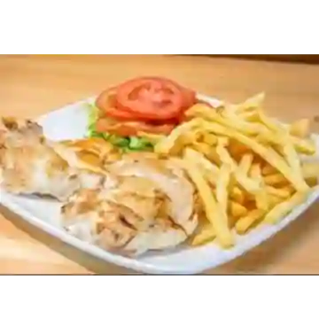 Pechuga con Papa la Francesa